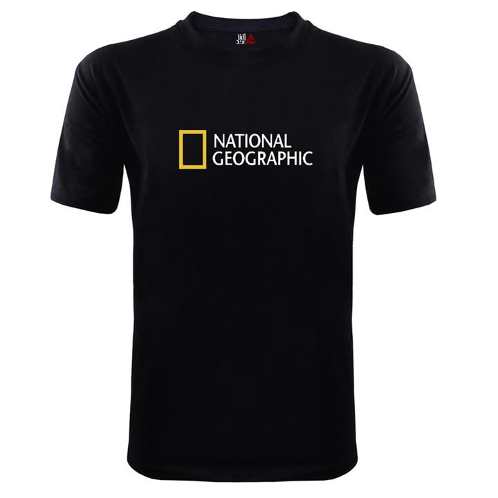 تی شرت آستین کوتاه مردانه مدل National Geographic کد b047 رنگ مشکی